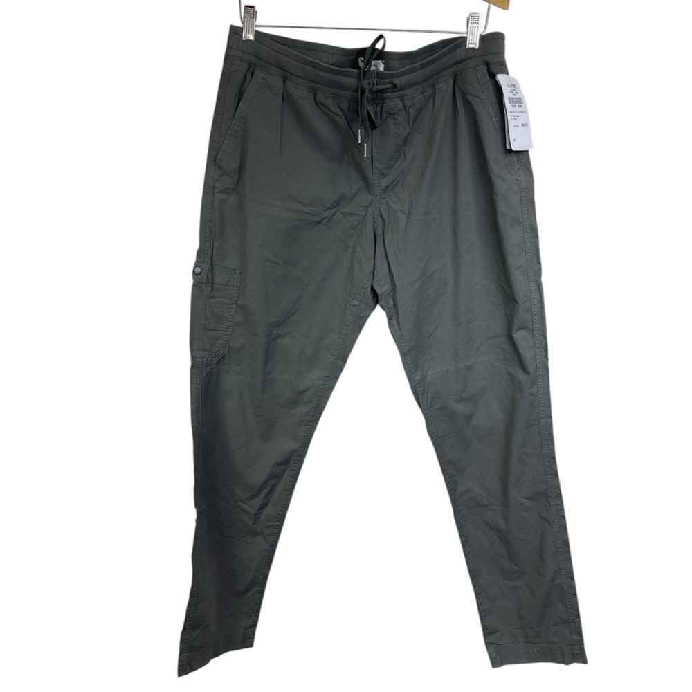 NWT L.L.Bean Women’s Dark Taupe Ripstop Pull-On Pants Slim Leg Size M Reg